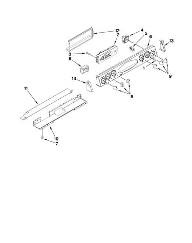 Control panel parts