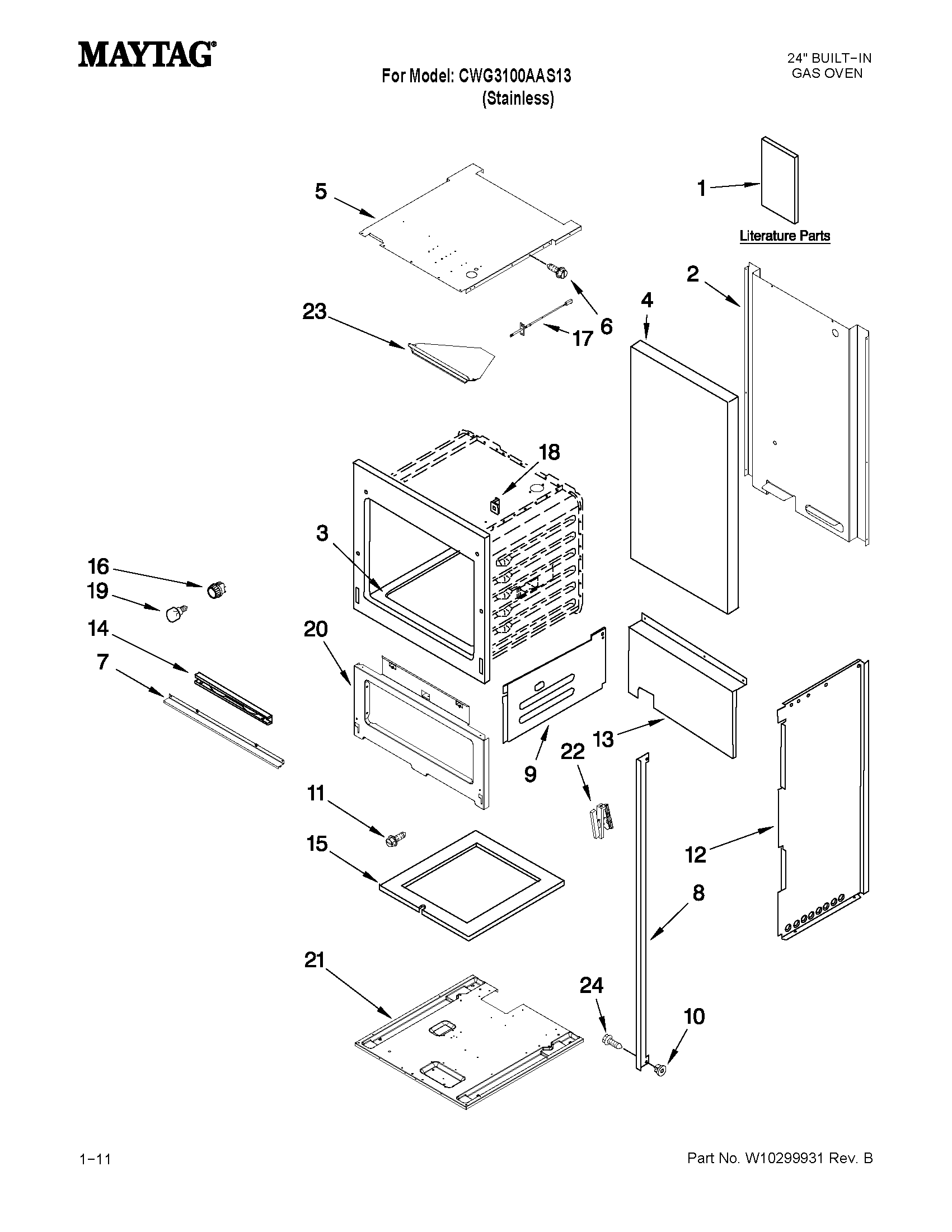 OVEN PARTS