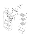 Freezer liner parts