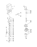 Motor and ice container parts