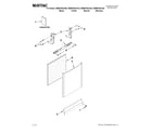 Maytag MDB6709AWS2 door and panel parts diagram
