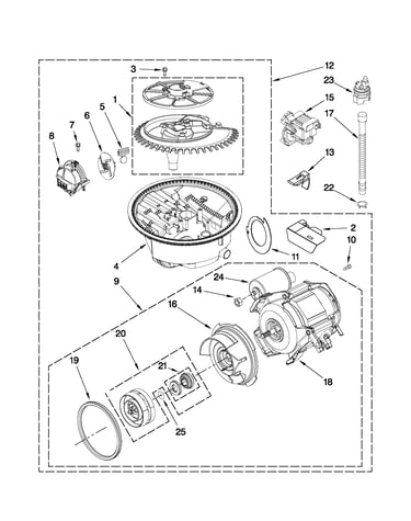 Pump and motor parts