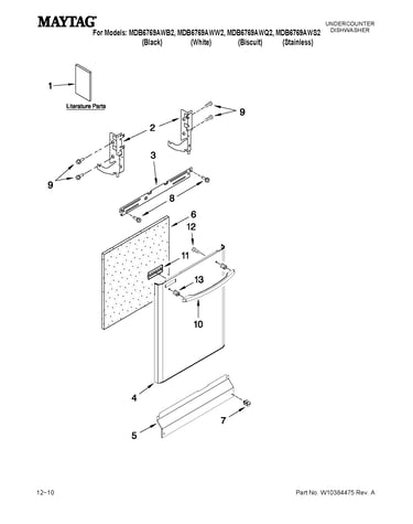 Door and panel parts