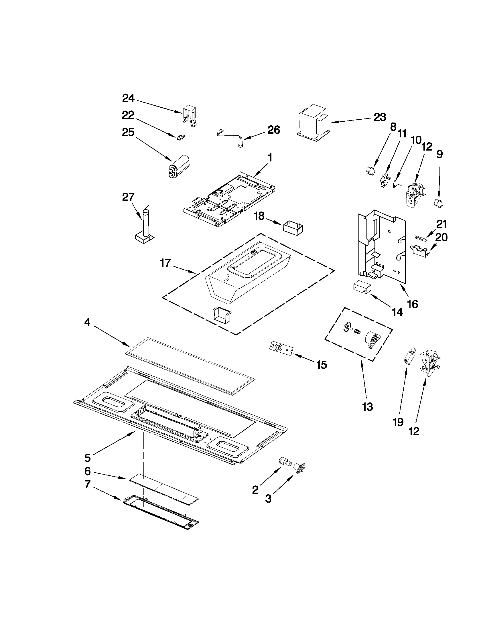 Interior and ventilation parts