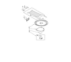 Whirlpool WMH3205XVQ0 turntable parts diagram