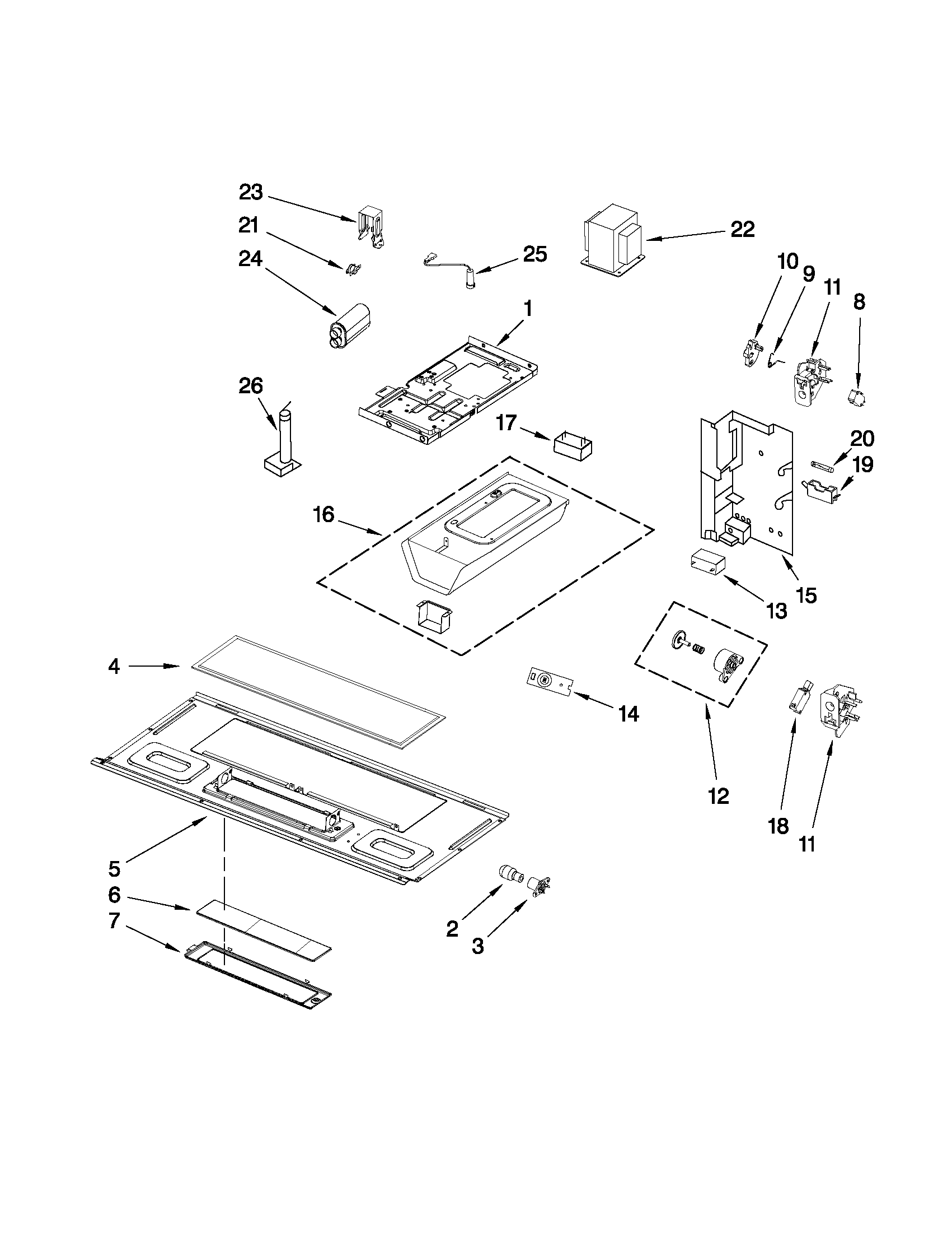Interior and ventilation parts