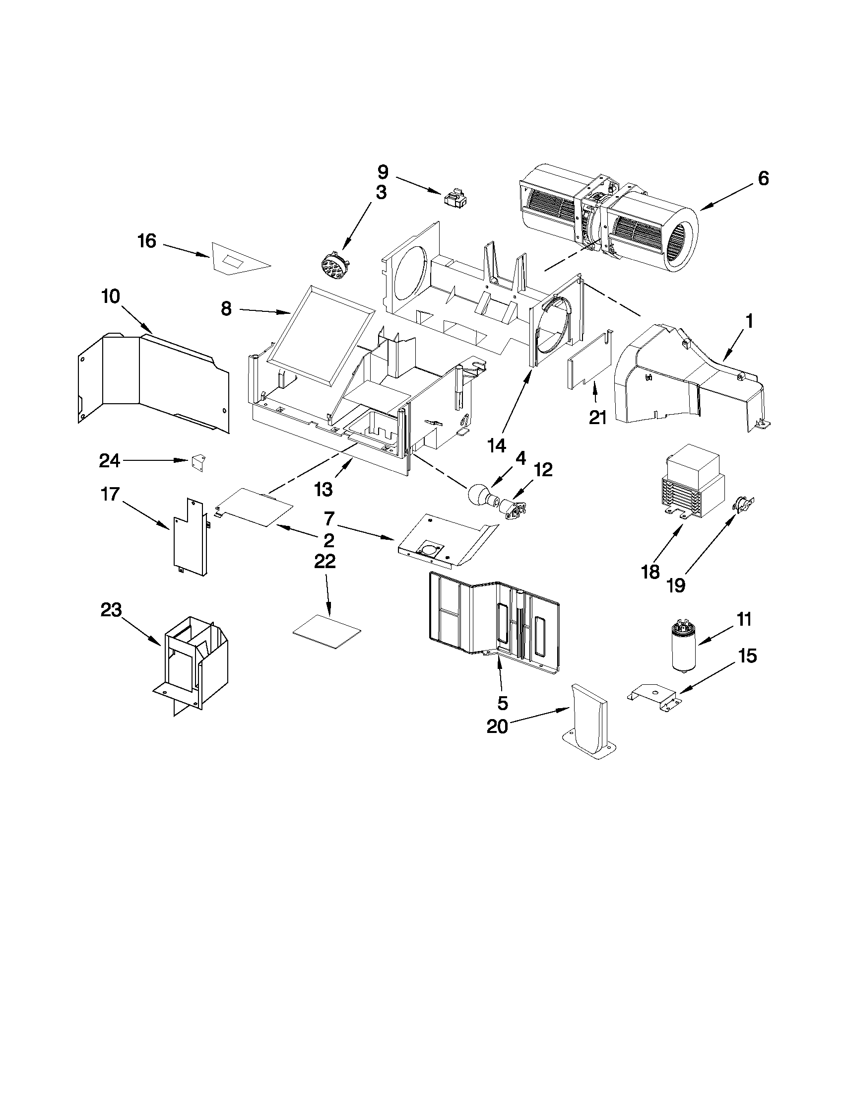 Air flow parts