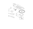Whirlpool GMH5184XVT0 turntable parts diagram