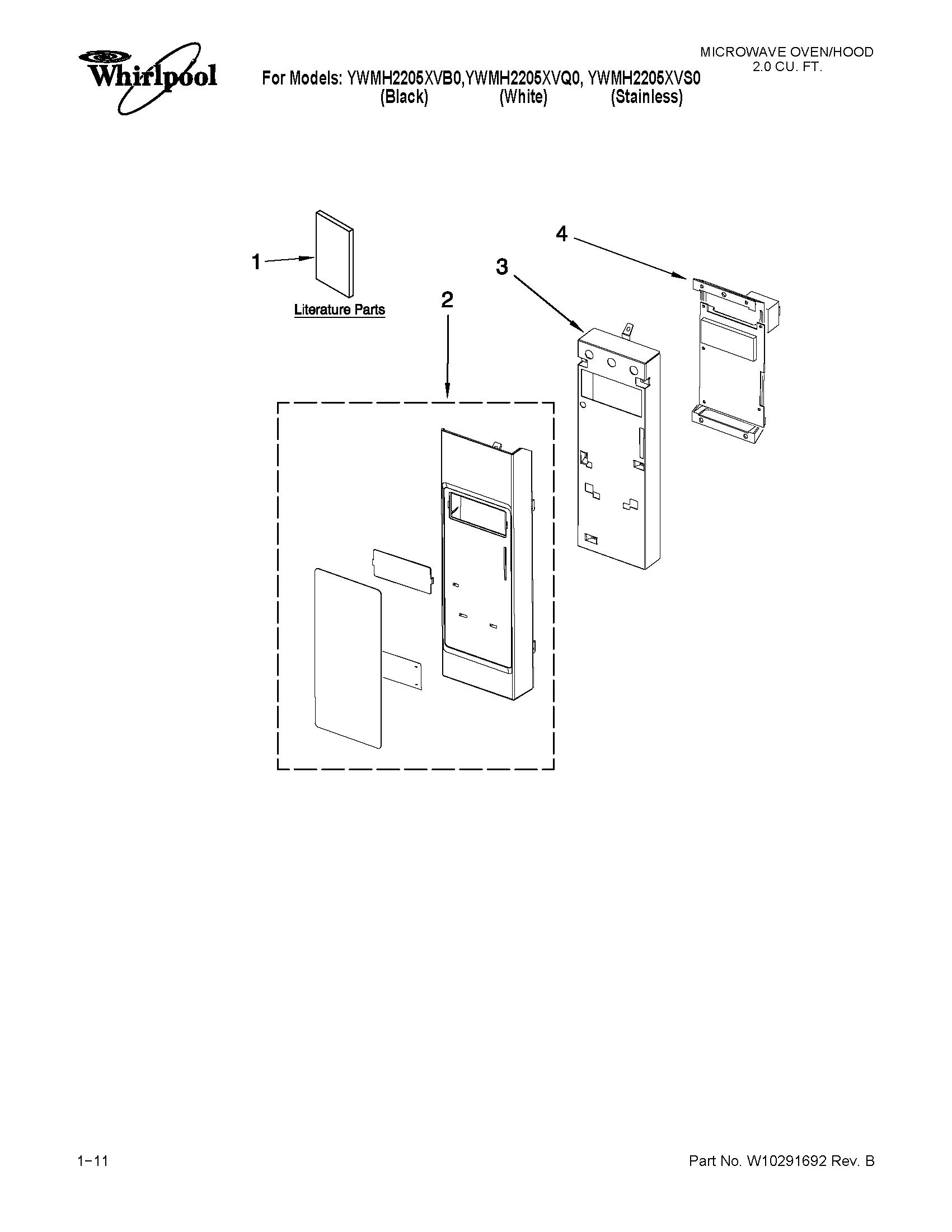 Control panel parts