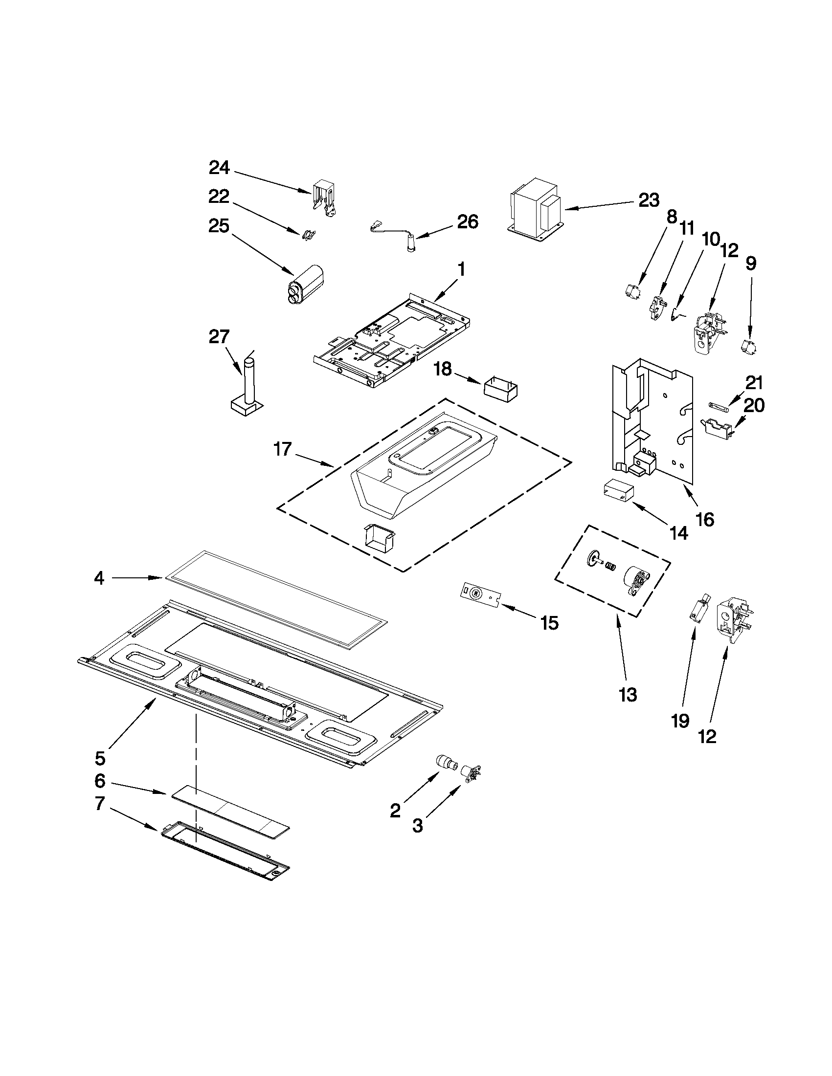 Interior and ventilation parts