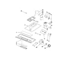 Whirlpool GMH5205XVT0 interior and ventilation parts diagram