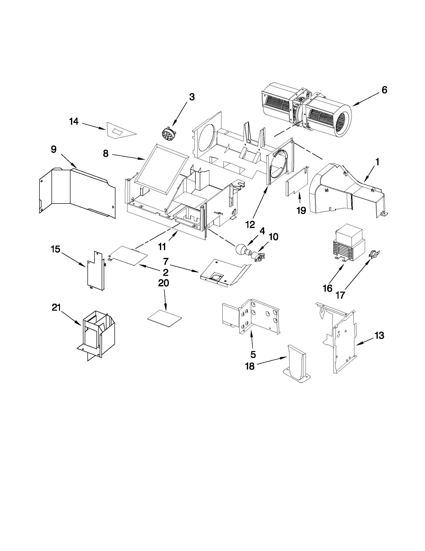 Air flow parts