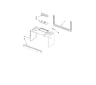 Whirlpool GMH5205XVQ0 cabinet and installation parts diagram