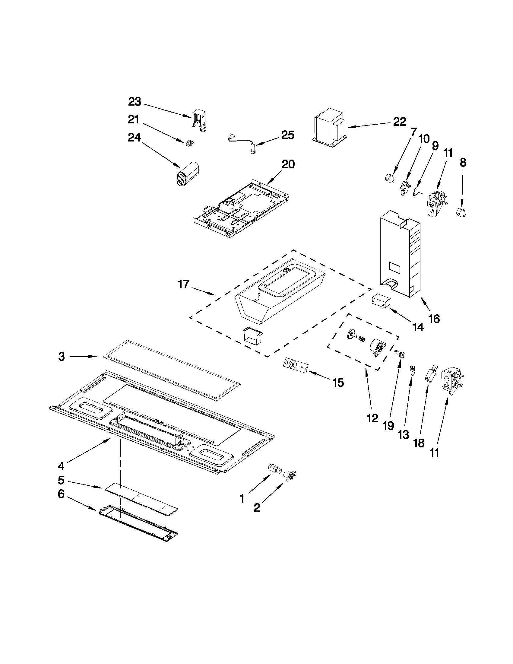 Interior and ventilation parts