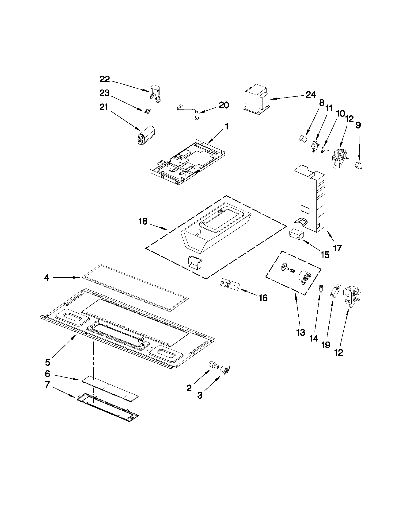 INTERIOR AND VENTILATION PARTS