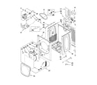 Whirlpool YWED7990XG0 cabinet parts diagram