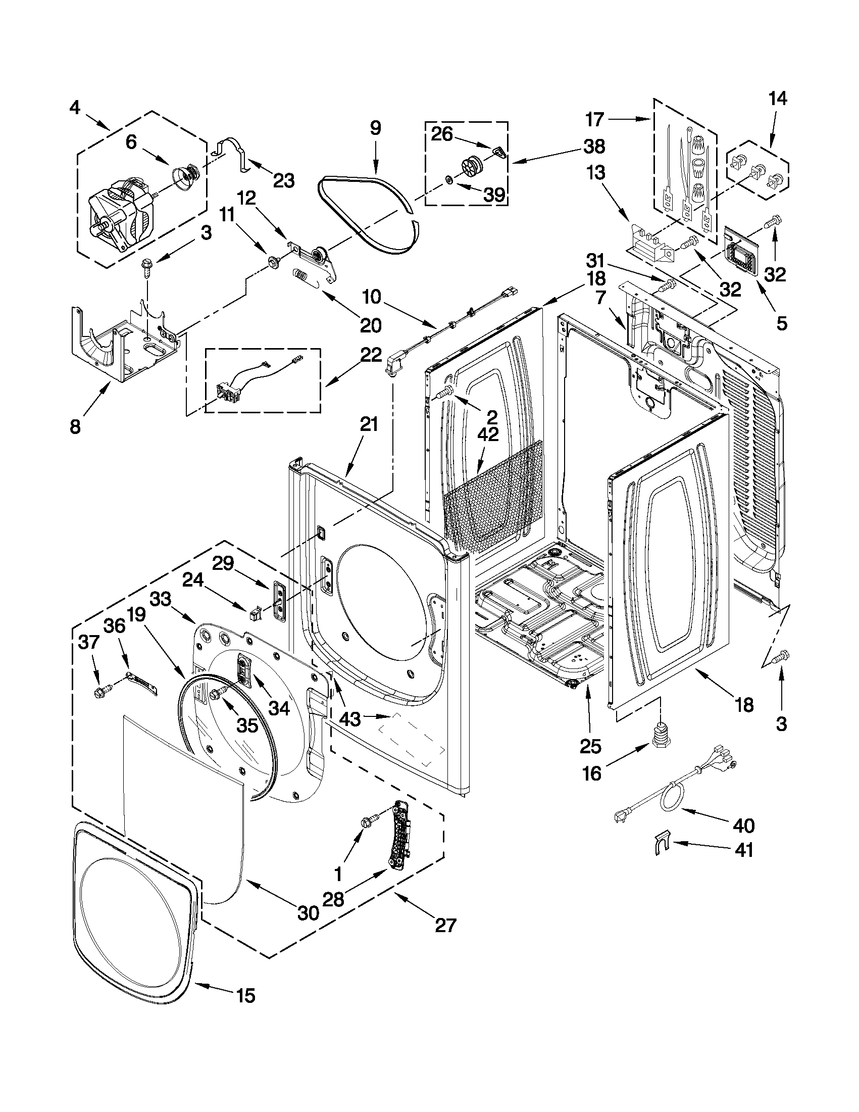 Cabinet parts