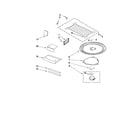 Whirlpool GMH5184XVS1 turntable parts diagram