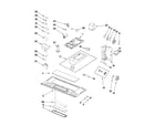 KitchenAid KHMC1857XSP0 interior and ventilation parts diagram