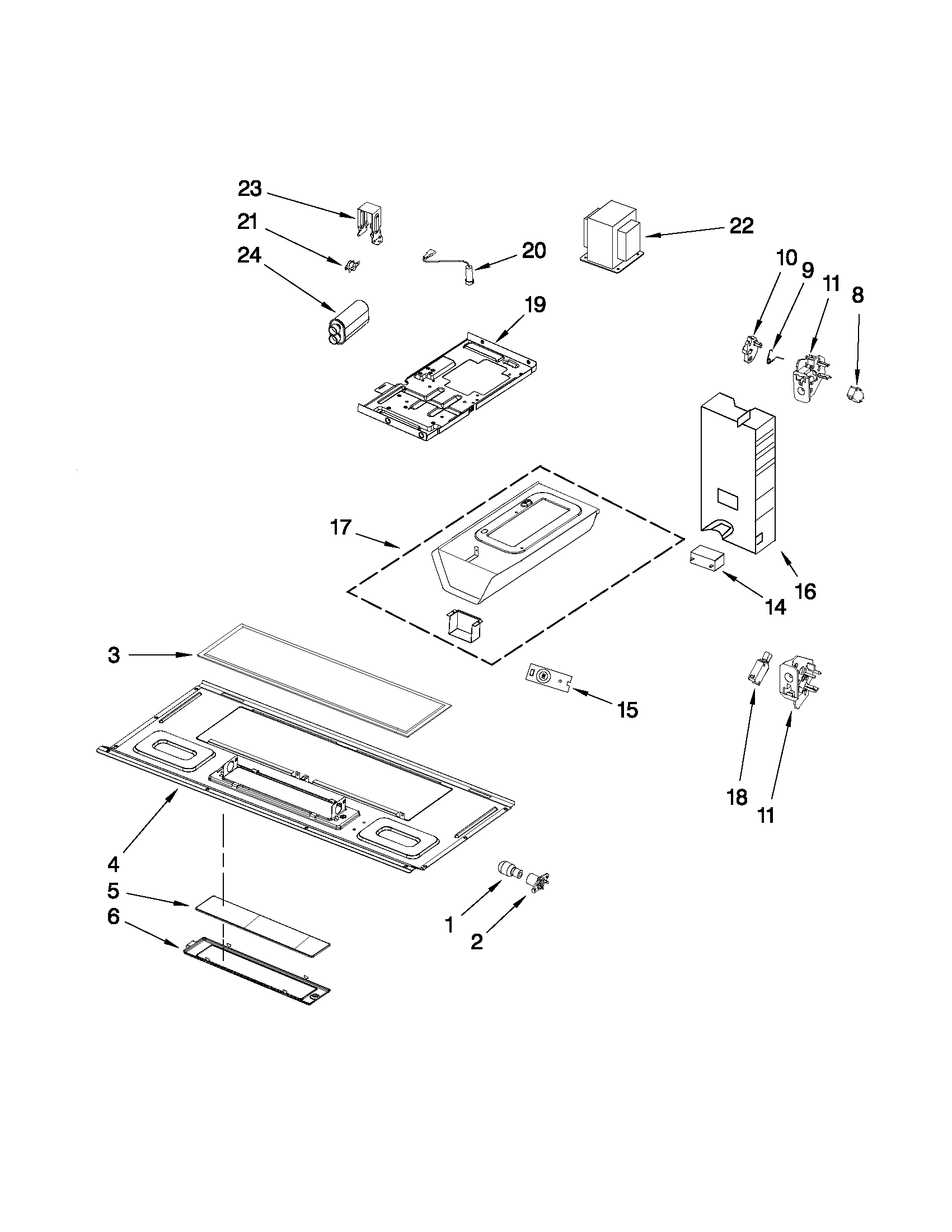 Interior and ventilation parts