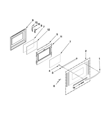 Lower door parts