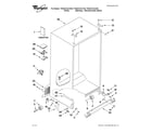 Whirlpool 7WSC21C4XY00 cabinet parts diagram