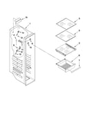 Freezer liner parts