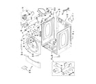 Whirlpool WGD9270XW1 cabinet parts diagram