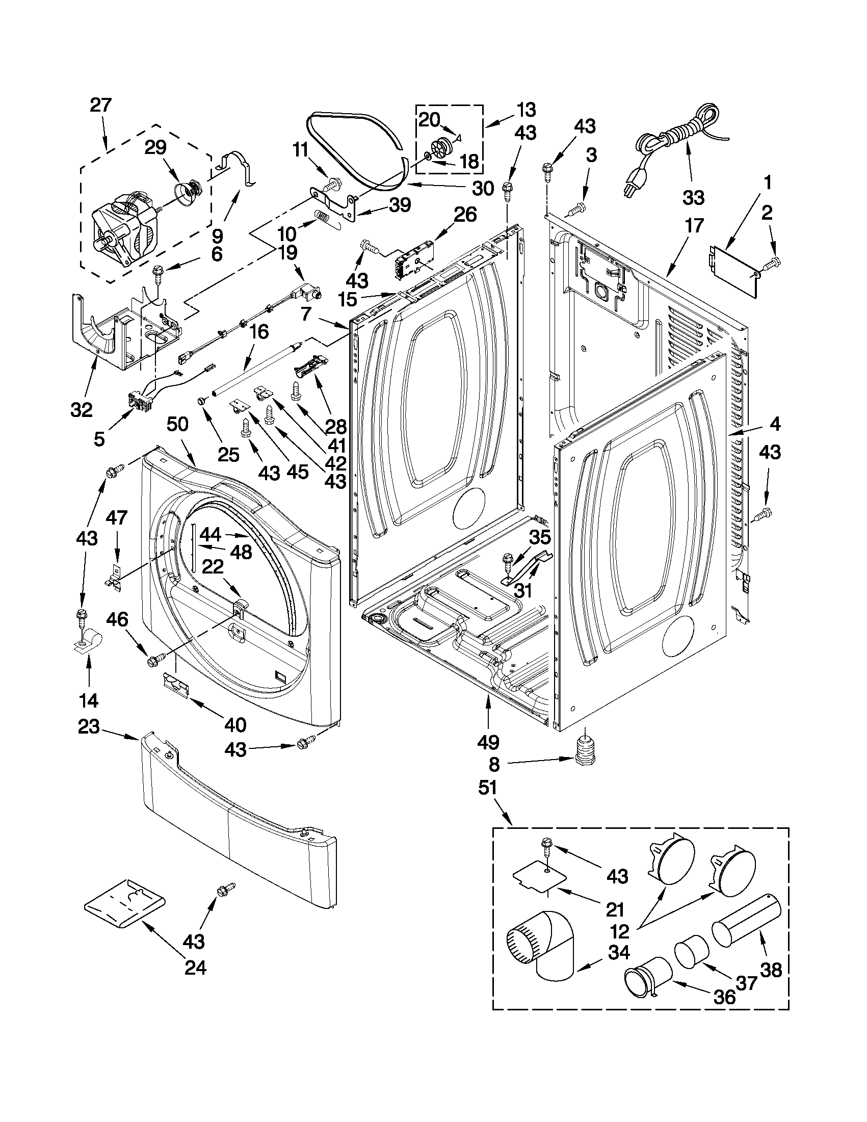 Cabinet parts