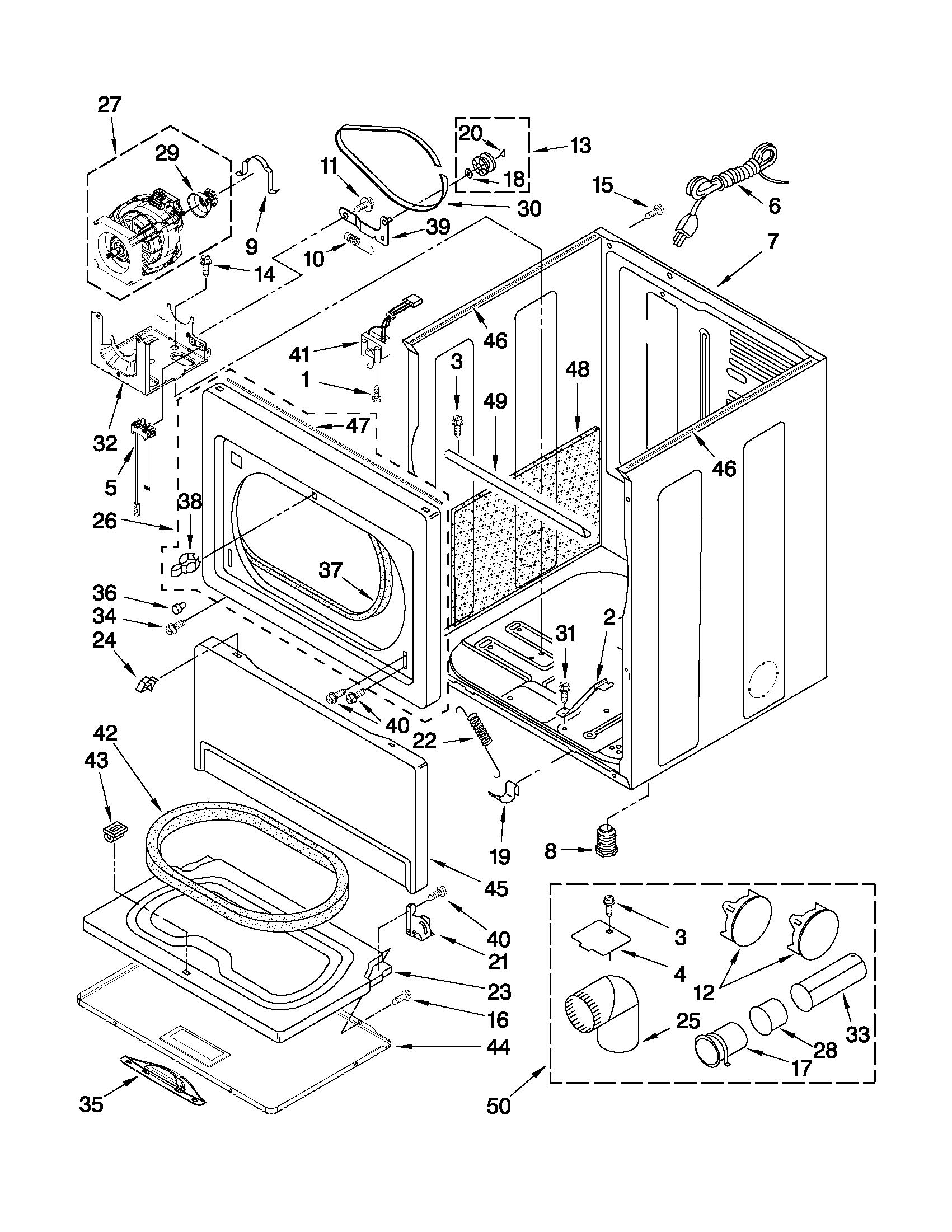 Cabinet parts