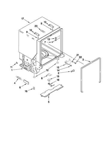 Tub and frame parts