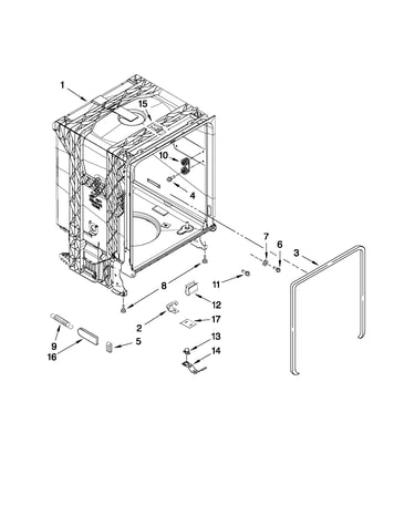 Tub and frame parts