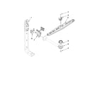 Whirlpool DP1040XTXB3 upper wash and rinse parts diagram