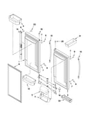 Refrigerator door parts