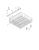 Upper rack and track parts