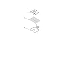 Whirlpool RBD305PVB03 internal oven parts diagram