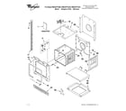 Whirlpool RBD307PVB03 upper oven parts diagram