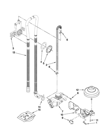 Fill, drain and overfill parts