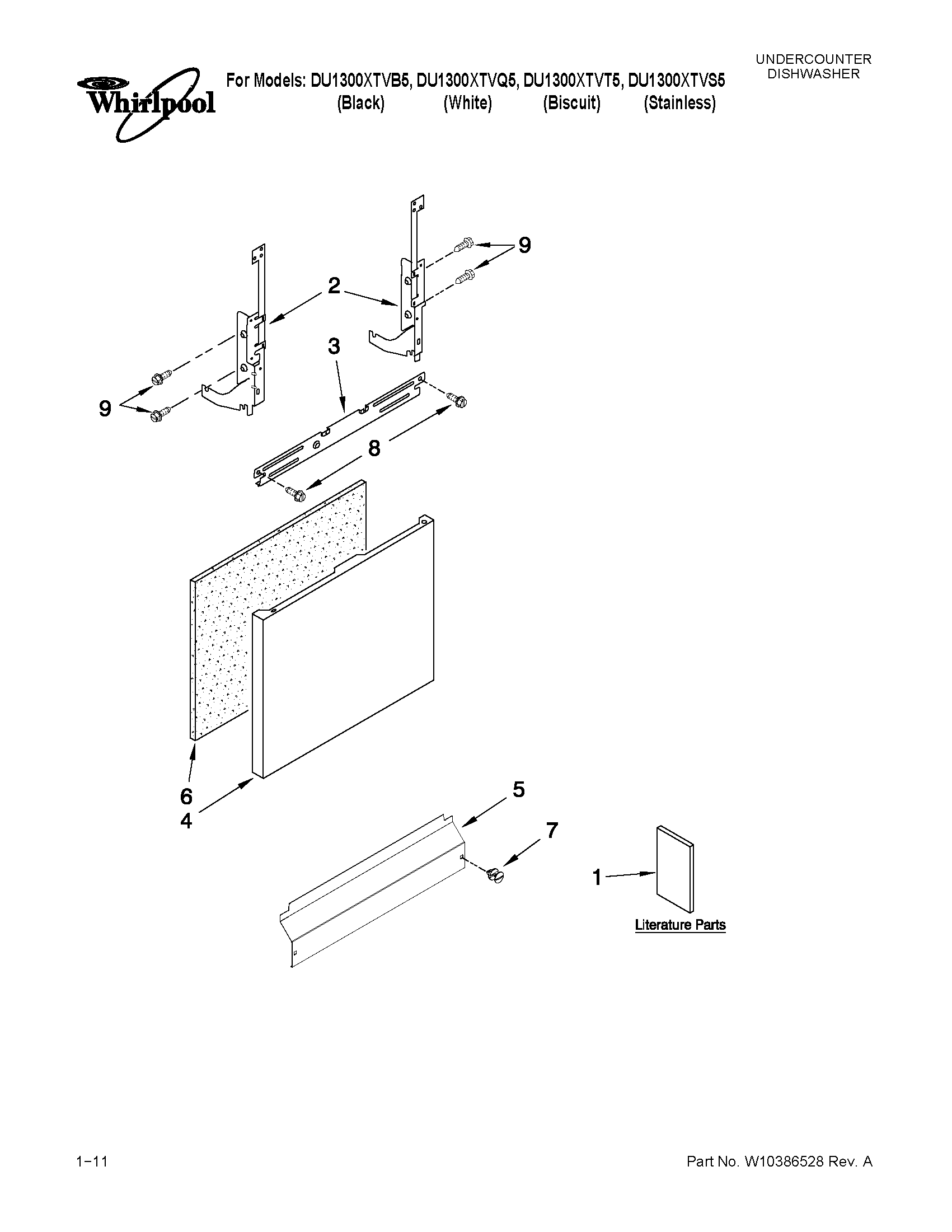 Door and panel parts