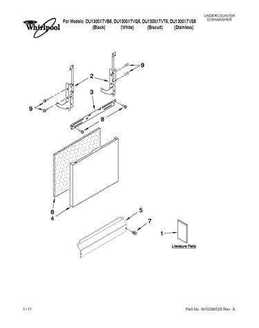 Door and panel parts