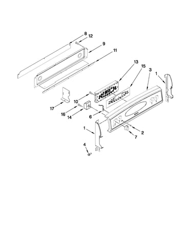 Control panel parts