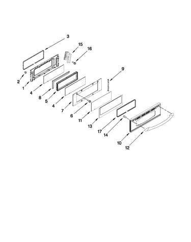 Upper door parts