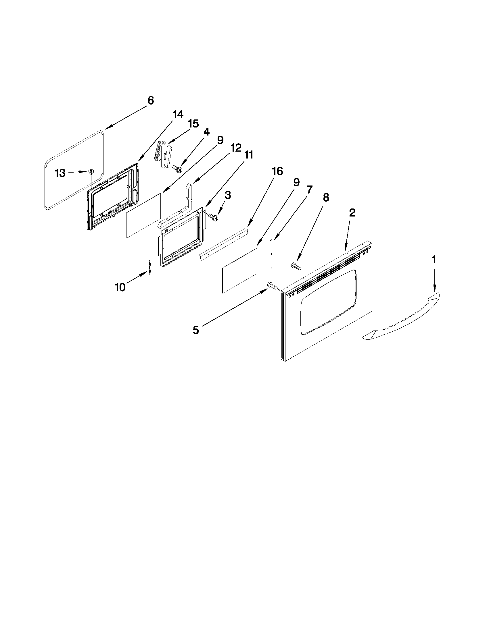 Lower door parts