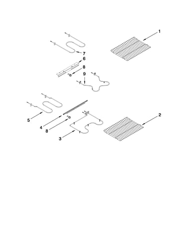Rack and element parts