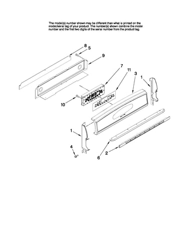 Control panel parts