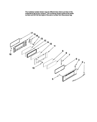 Upper door parts