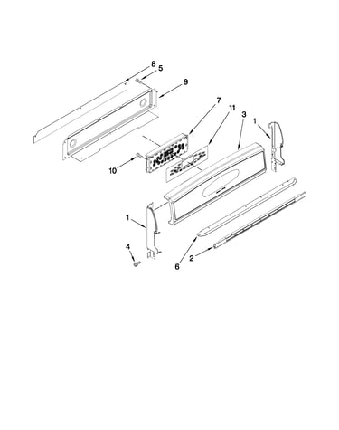 Control panel parts