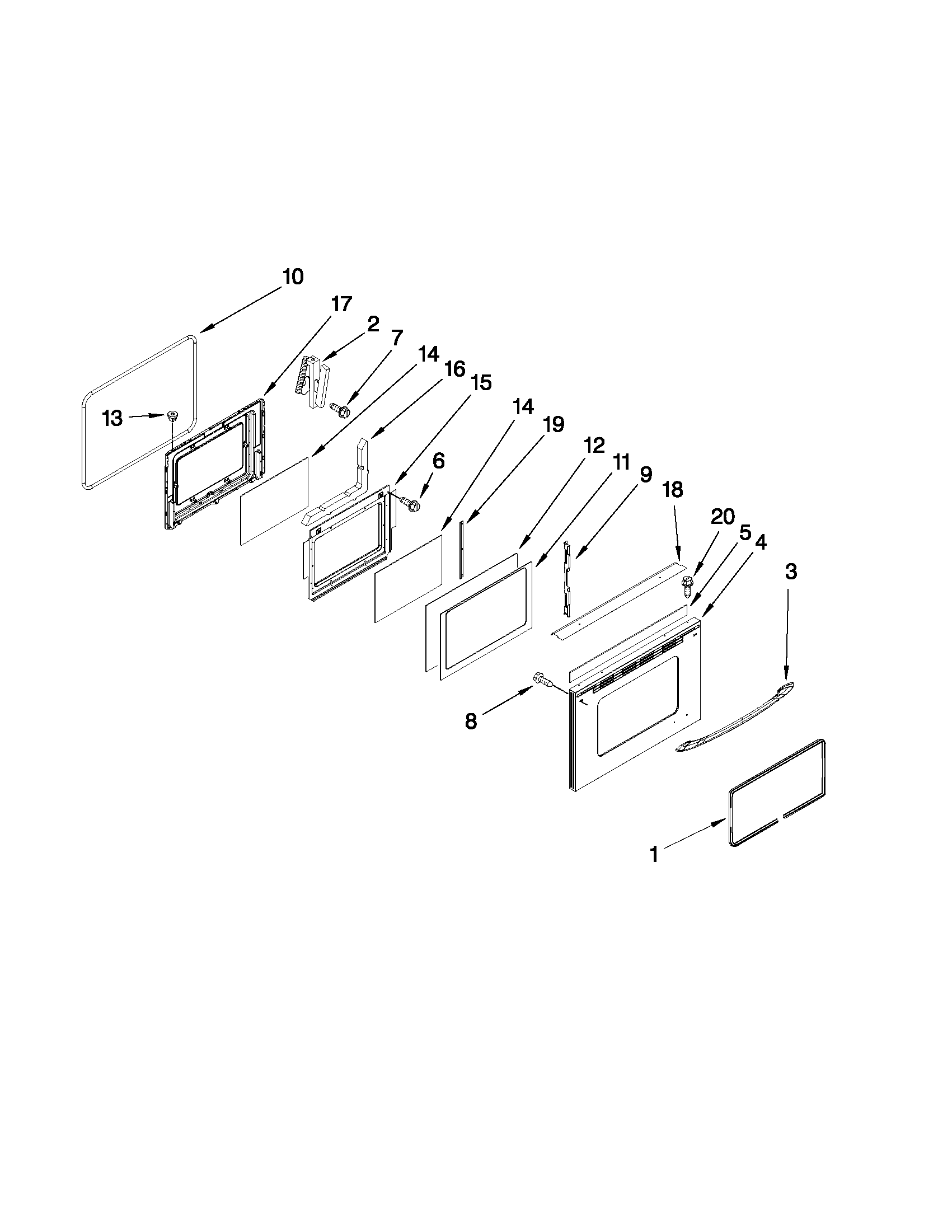 LOWER DOOR PARTS