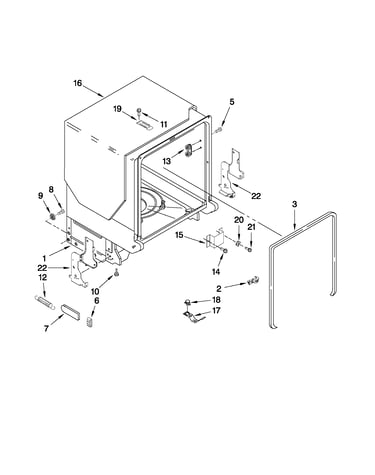 Tub and frame parts
