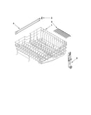 Upper rack and track parts